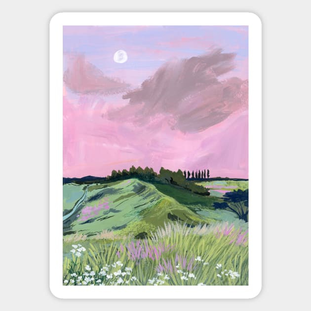 Morning calm Sticker by Sarah Gesek Studio